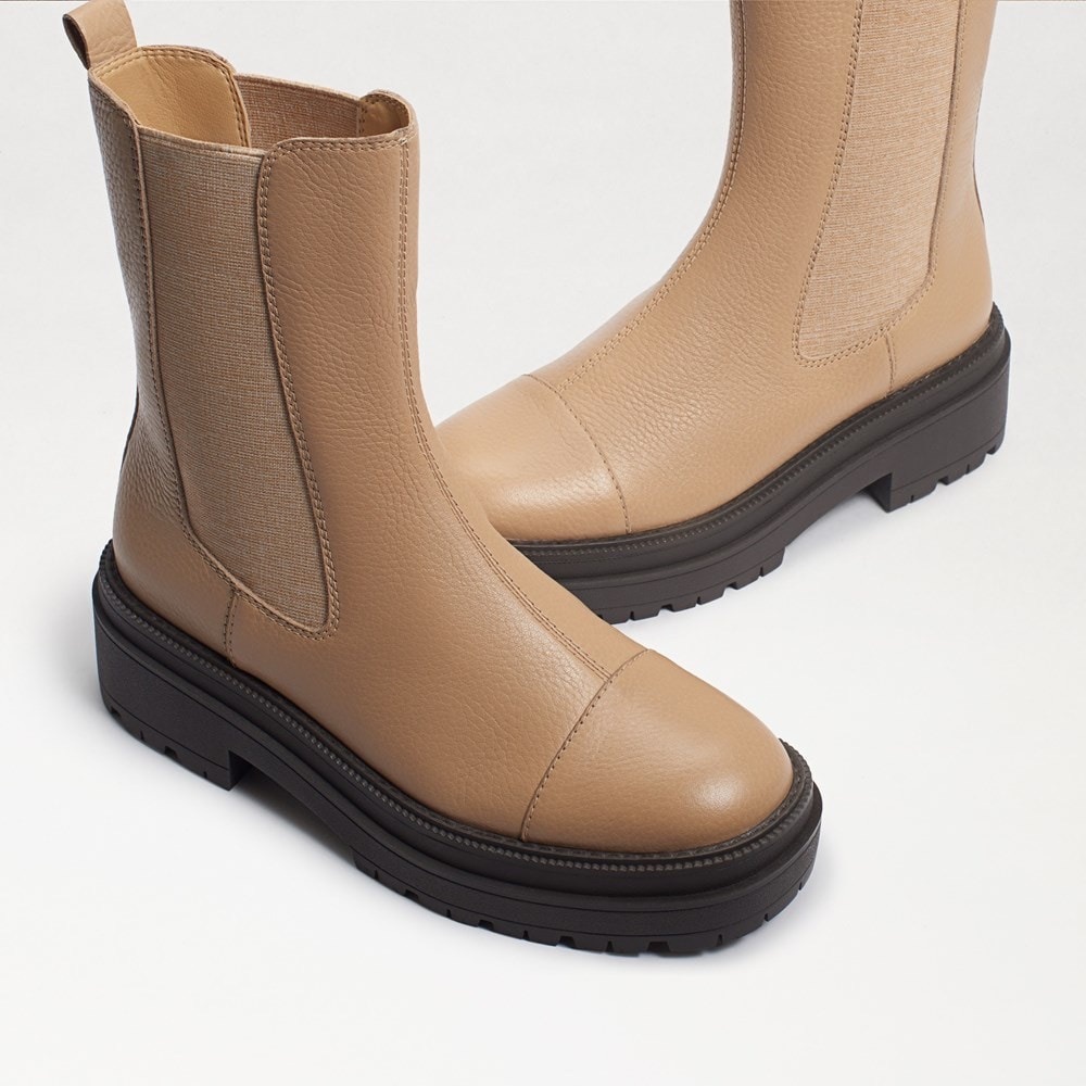 Sam Edelman Light Brown Heeled Boots